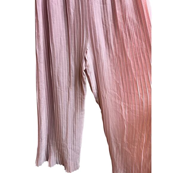 Matilda Jane Heart to Heart Curtain Call Pleated Wide Leg Pants Pink Medium - Picture 7 of 10